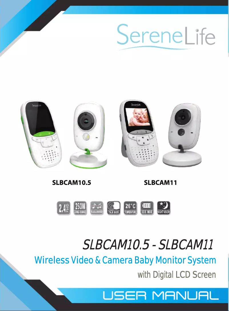 Página 1 del manual Manual de usuario SereneLife SLBCAM10.5