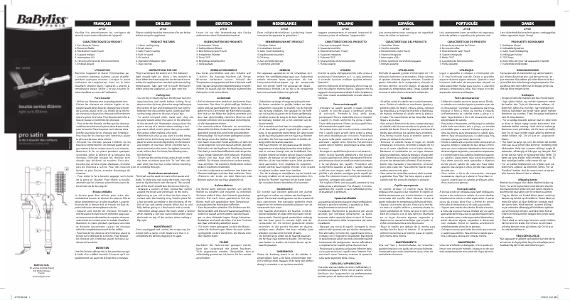 Página 1 del manual Manual de usuario BaByliss Curl & Brush 271CE