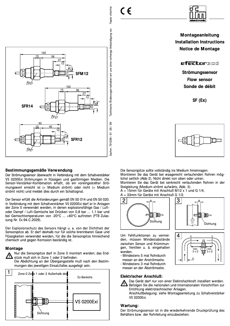 Página 1 del manual Manual de usuario IFM SF3214