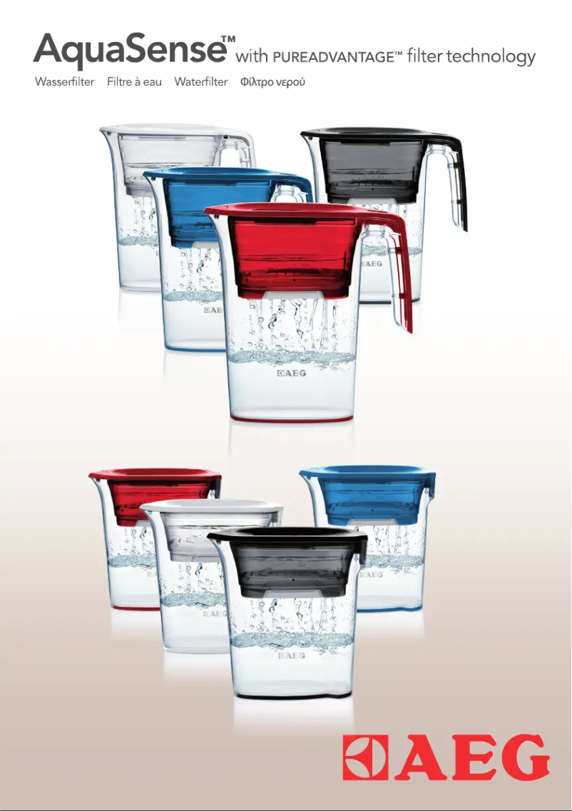 Página 1 del manual Manual de usuario AEG AquaSense
