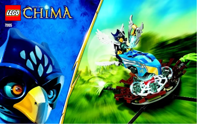Página 1 del manual Manual de usuario Lego Chima 70105