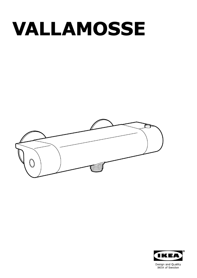 Imagen de la primera página del manual del dispositivo VALLAMOSSE