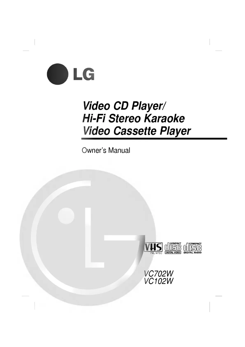 Imagen de la primera página del manual del dispositivo VC102W