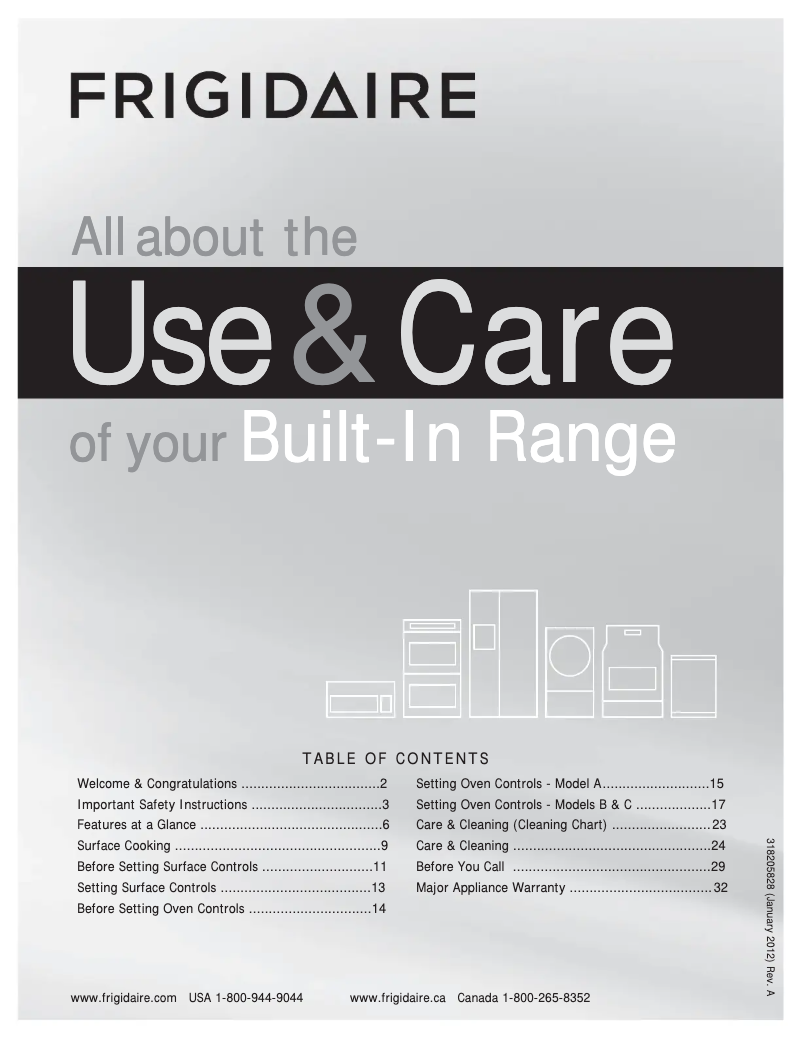 Página 1 del manual Manual de usuario Frigidaire FFES3005LW