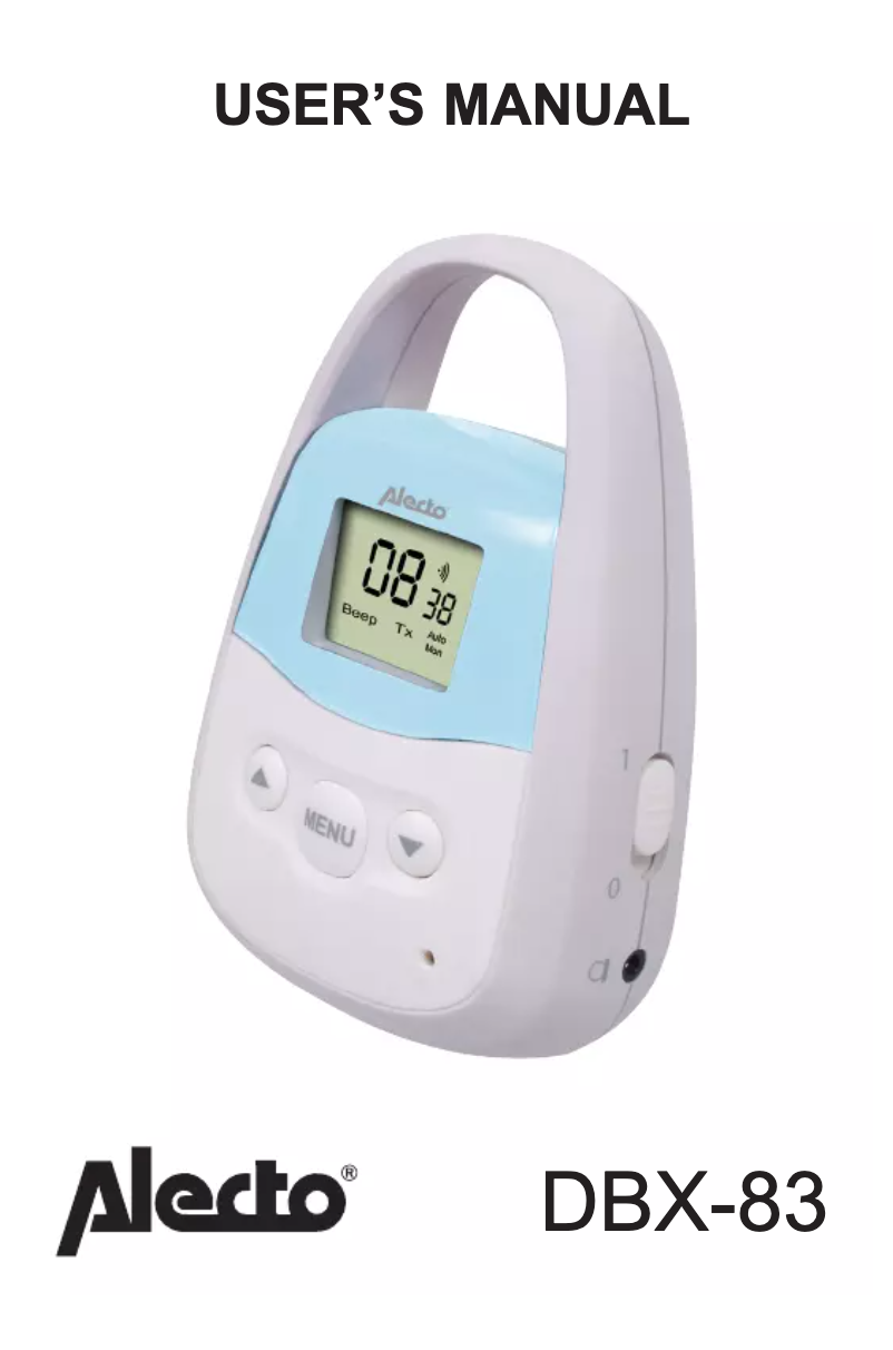Página 1 del manual Manual de usuario Alecto DBX-83