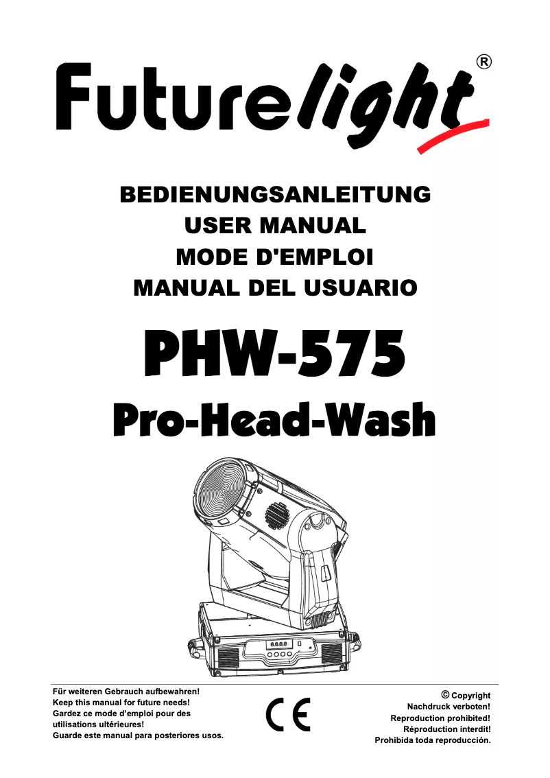 Imagen de la primera página del manual del dispositivo PHW-575