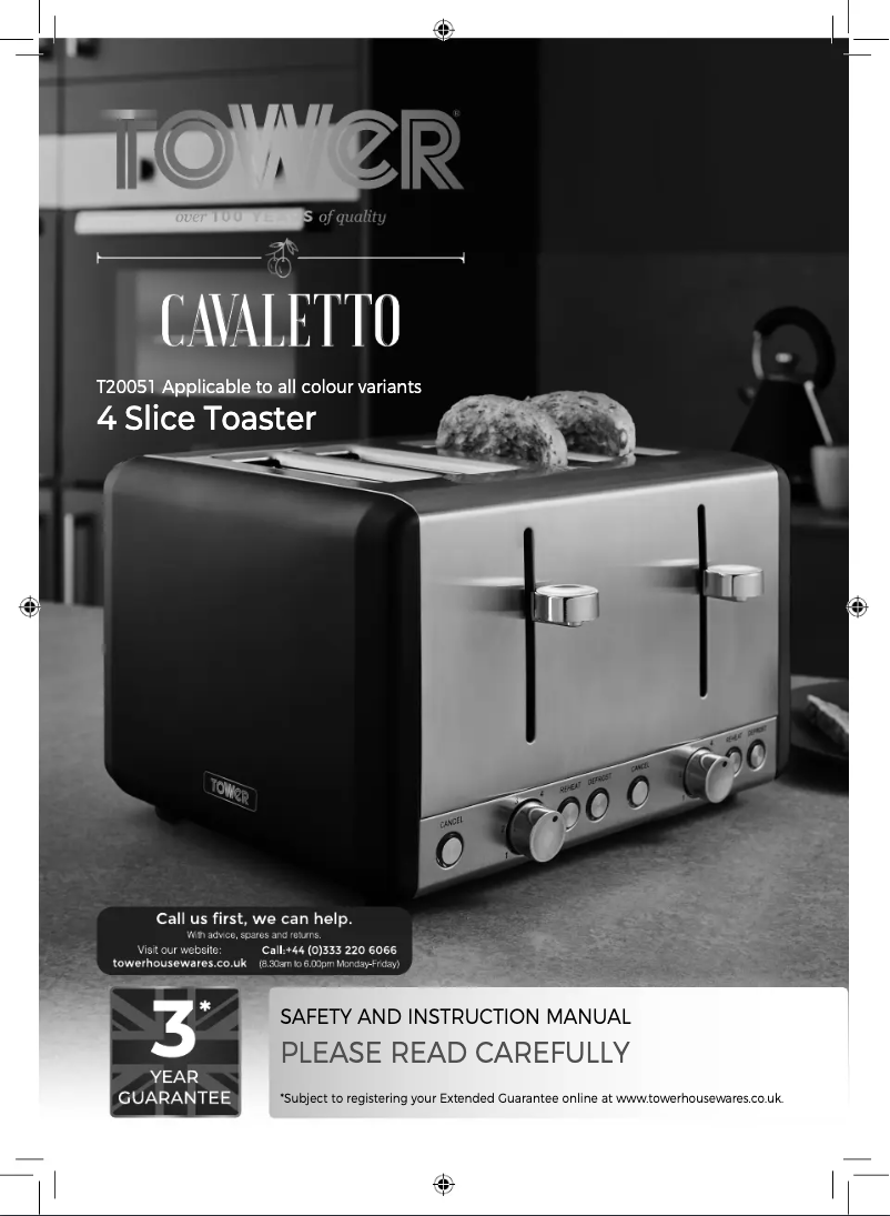 Imagen de la primera página del manual del dispositivo Cavaletto T20051