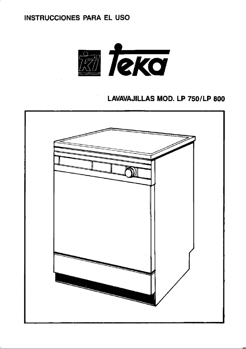 Imagen de la primera página del manual del dispositivo LP 750
