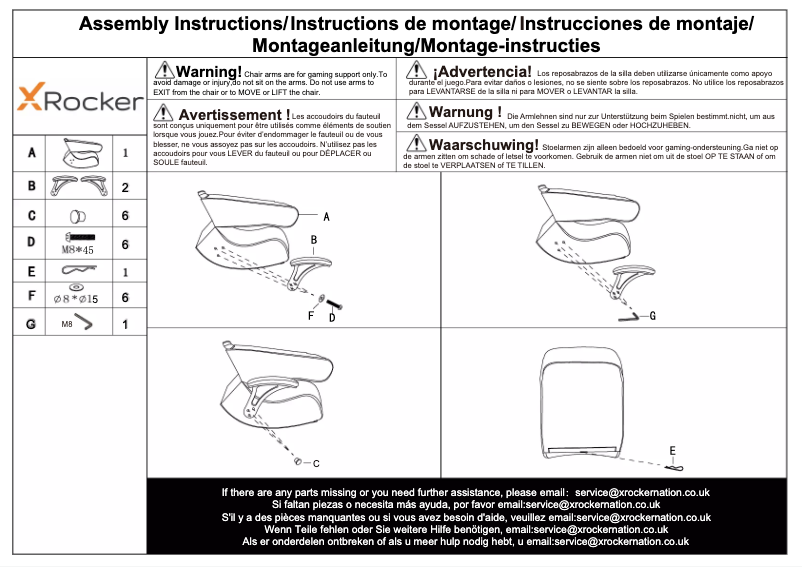 Imagen de la primera página del manual del dispositivo G-Force Sport 2.1