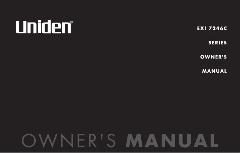 Imagen de la primera página del manual del dispositivo EXI 7246C