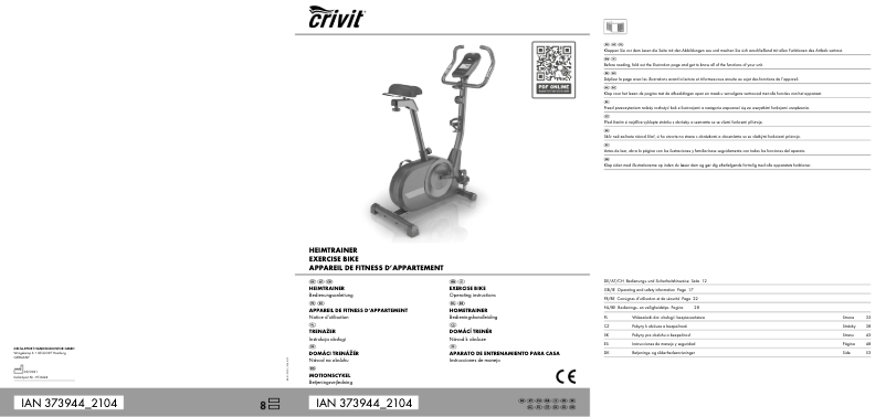 Imagen de la primera página del manual del dispositivo IAN 373944