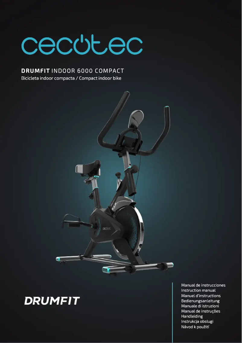Imagen de la primera página del manual del dispositivo DrumFit Indoor 6000 Compact