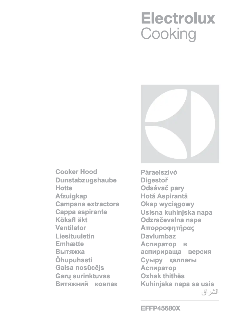 Imagen de la primera página del manual del dispositivo EFFP45680X