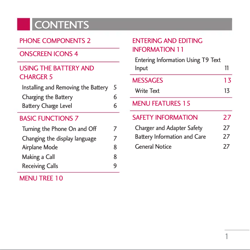 Página 1 del manual Manual de usuario LG LGID2330