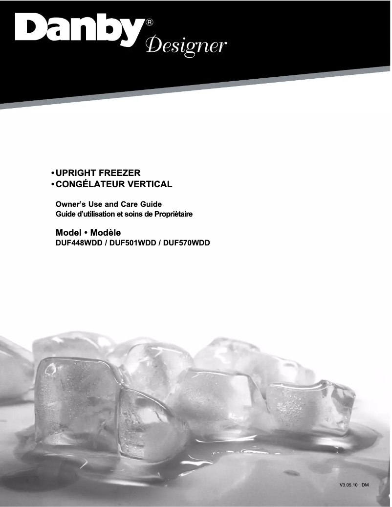 Imagen de la primera página del manual del dispositivo Designer DUF570WDD