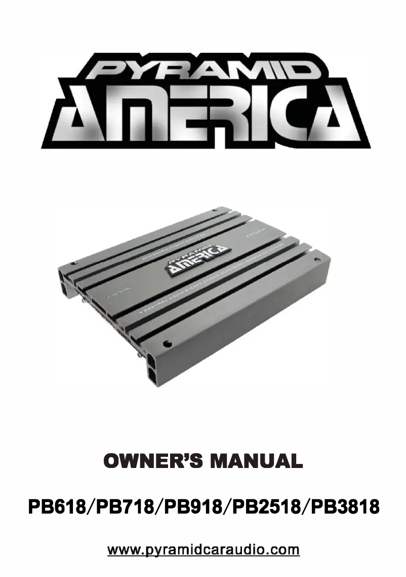 Imagen de la primera página del manual del dispositivo America UPB918