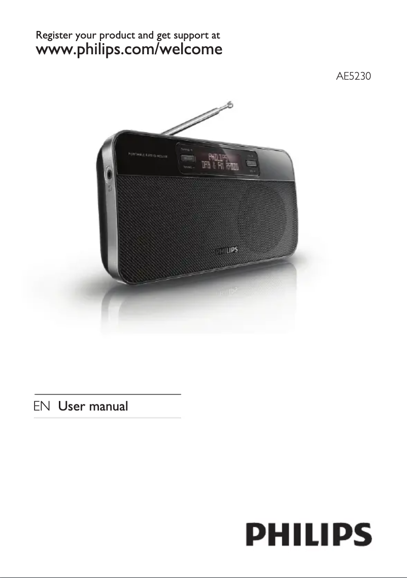 Imagen de la primera página del manual del dispositivo AE5230