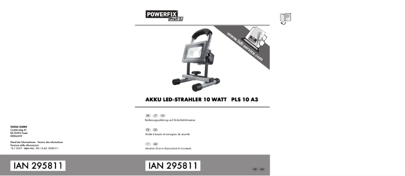 Imagen de la primera página del manual del dispositivo AWE 7010