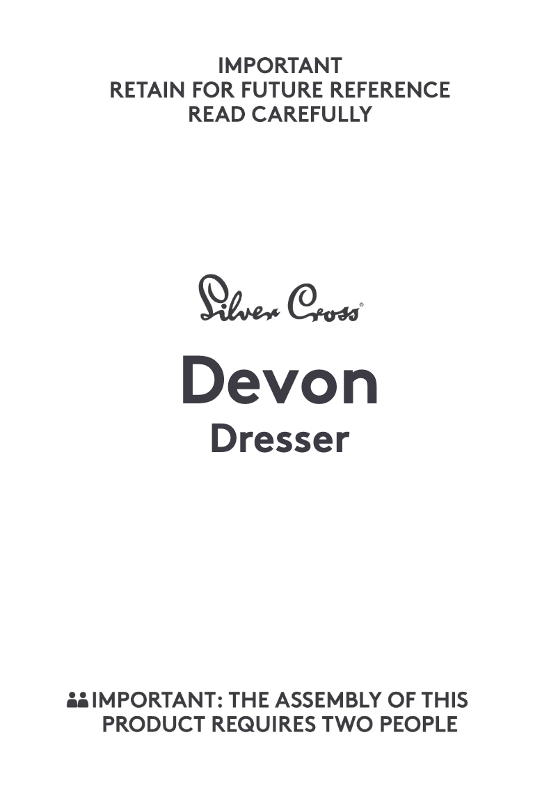 Imagen de la primera página del manual del dispositivo Devon Cot Bed