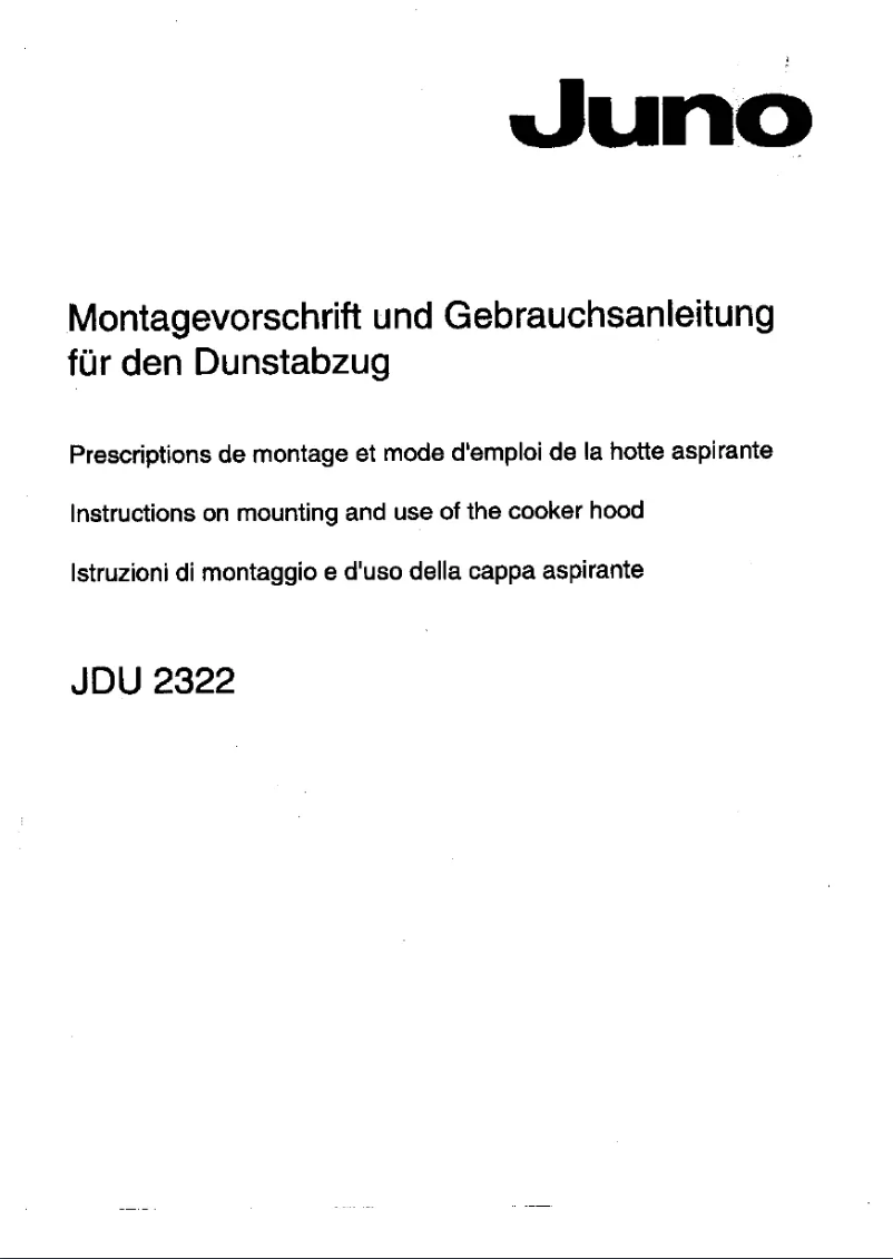 Imagen de la primera página del manual del dispositivo JDU2322S