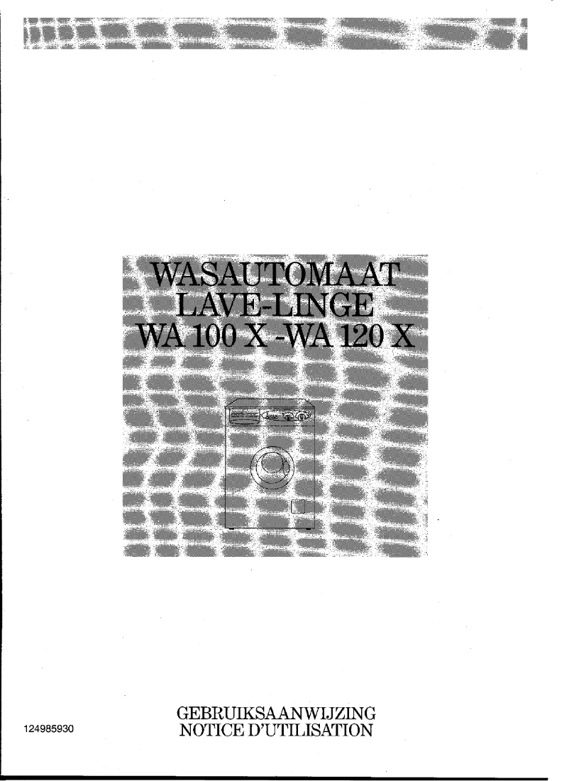 Imagen de la primera página del manual del dispositivo Wa 120 x