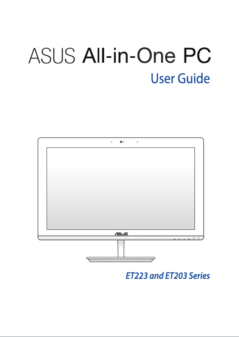 Imagen de la primera página del manual del dispositivo ET2230IUK-WC010Q