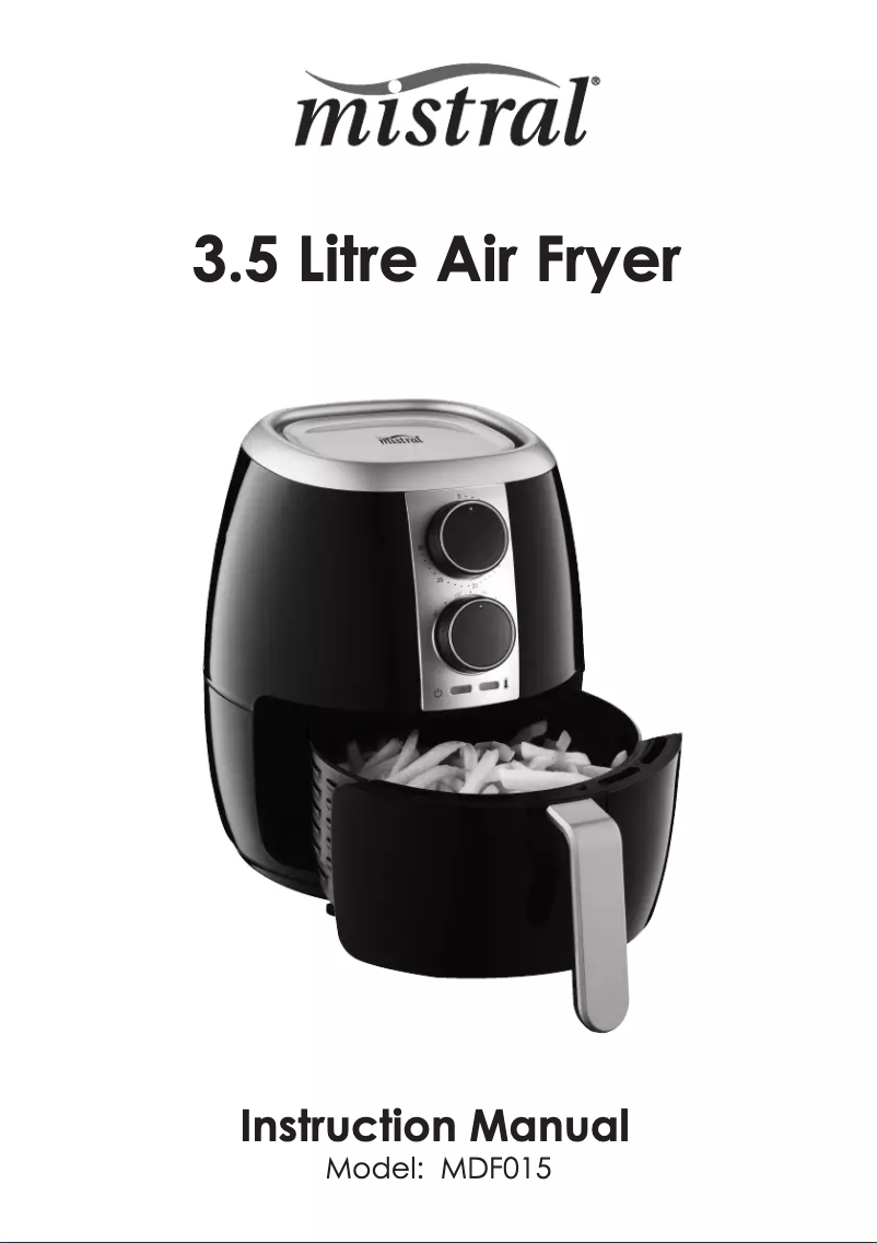 Imagen de la primera página del manual del dispositivo MDF015