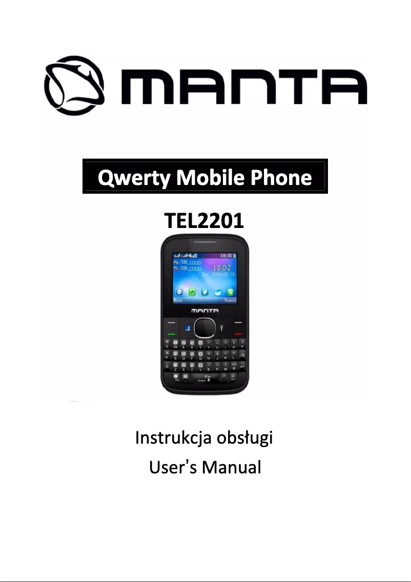 Imagen de la primera página del manual del dispositivo TEL2201