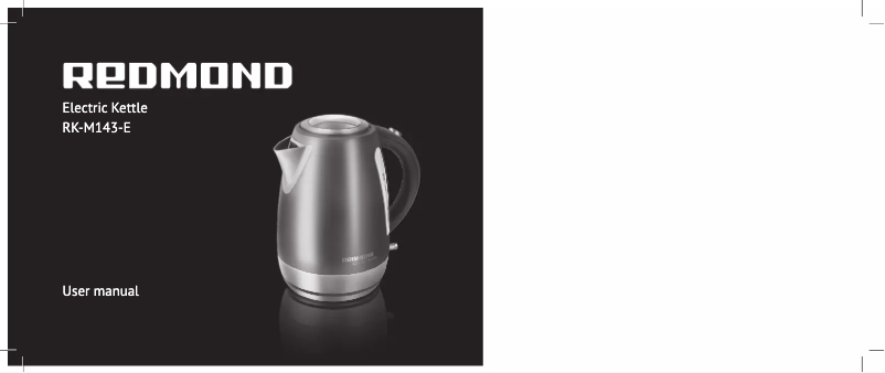 Página 1 del manual Manual de usuario Redmond RK-M143-E