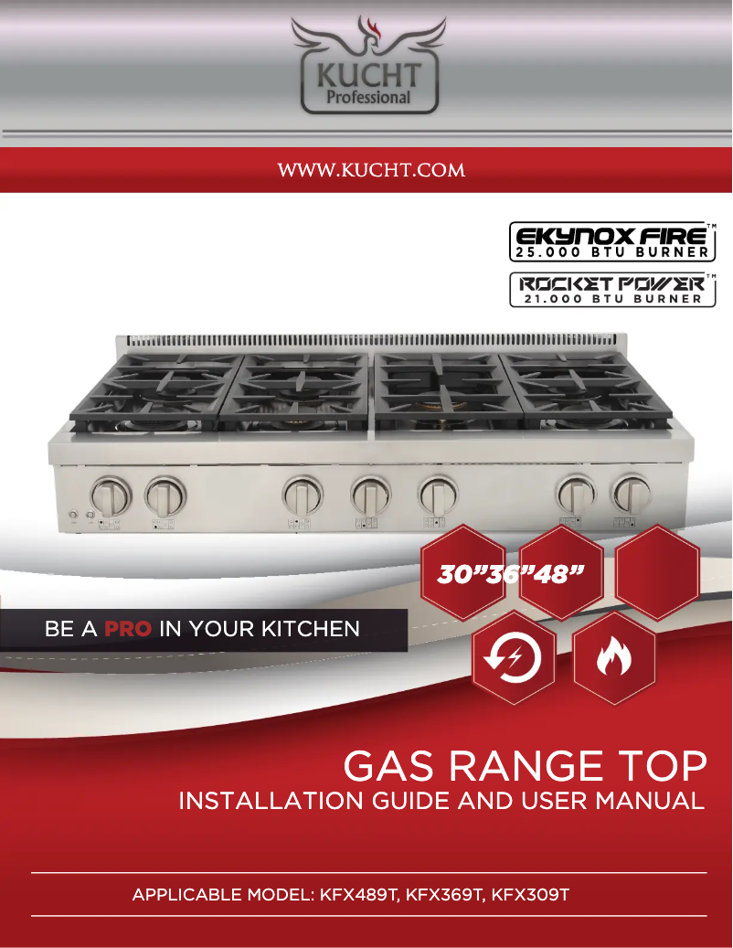 Página 1 del manual Manual de usuario Kucht KFX489T