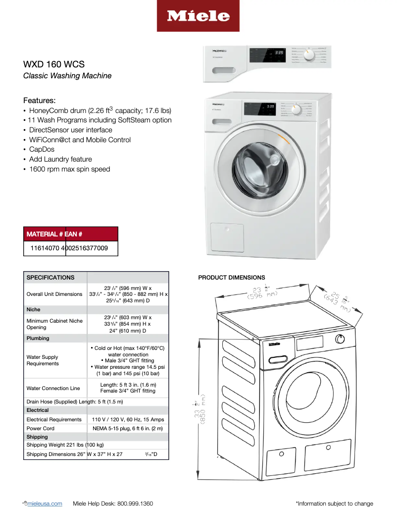 Imagen de la primera página del manual del dispositivo WXD 160 WCS W1