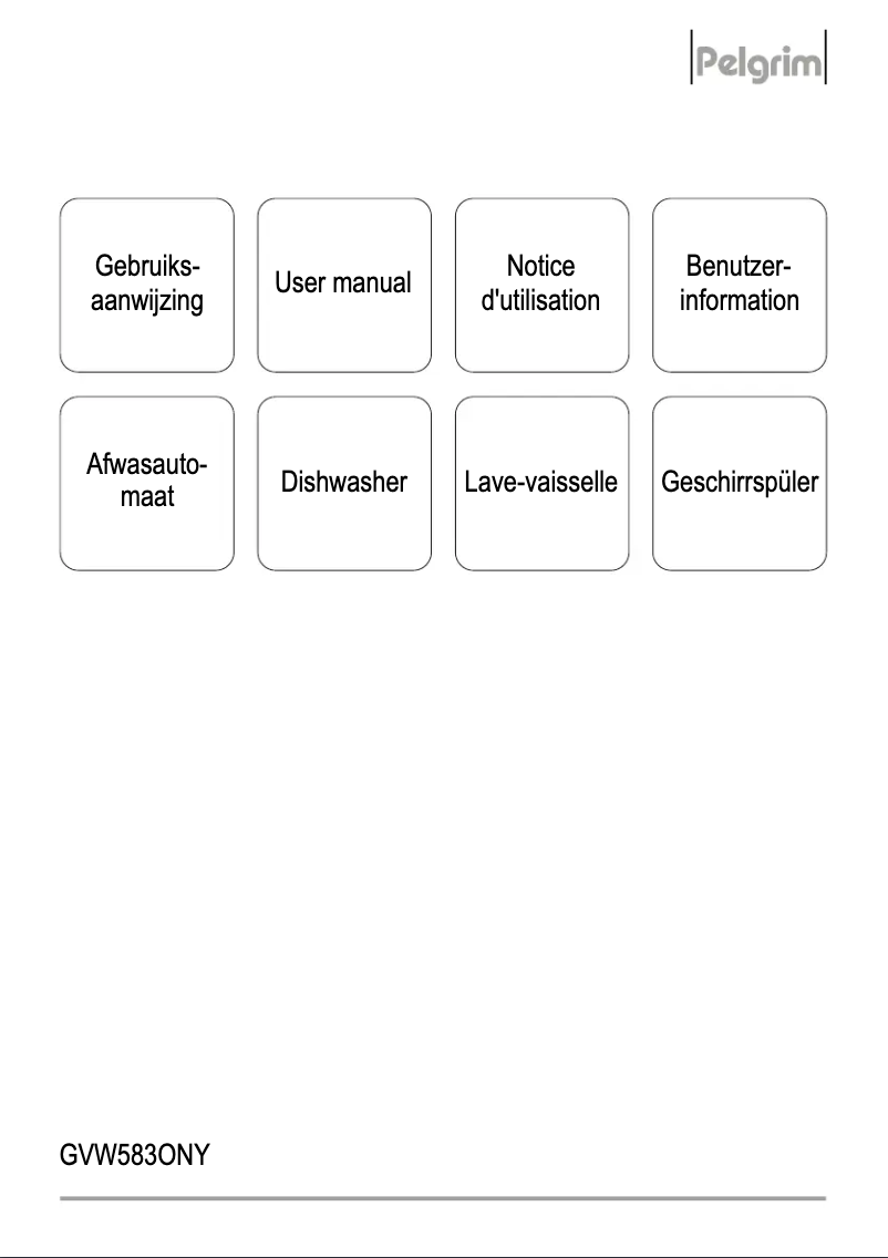 Imagen de la primera página del manual del dispositivo GVW583ONY