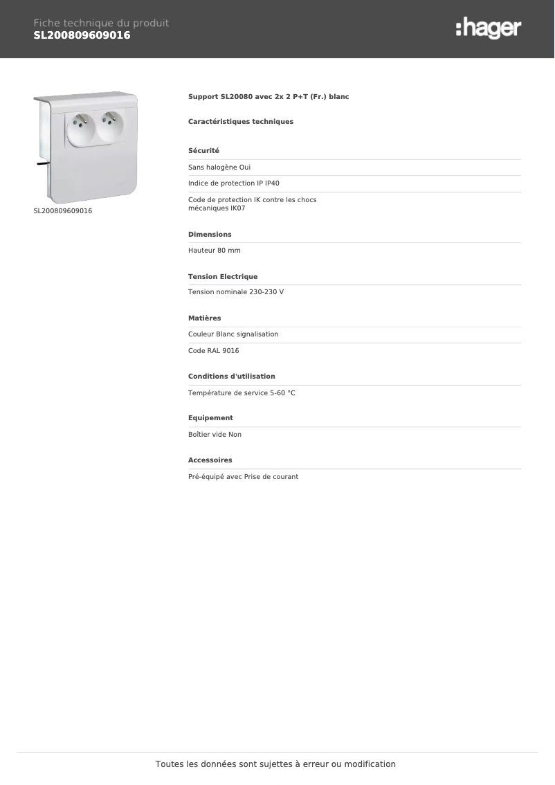 Imagen de la primera página del manual del dispositivo SL200809609016