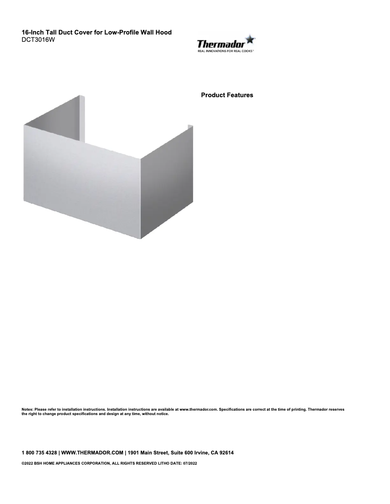 Imagen de la primera página del manual del dispositivo DCT3016W