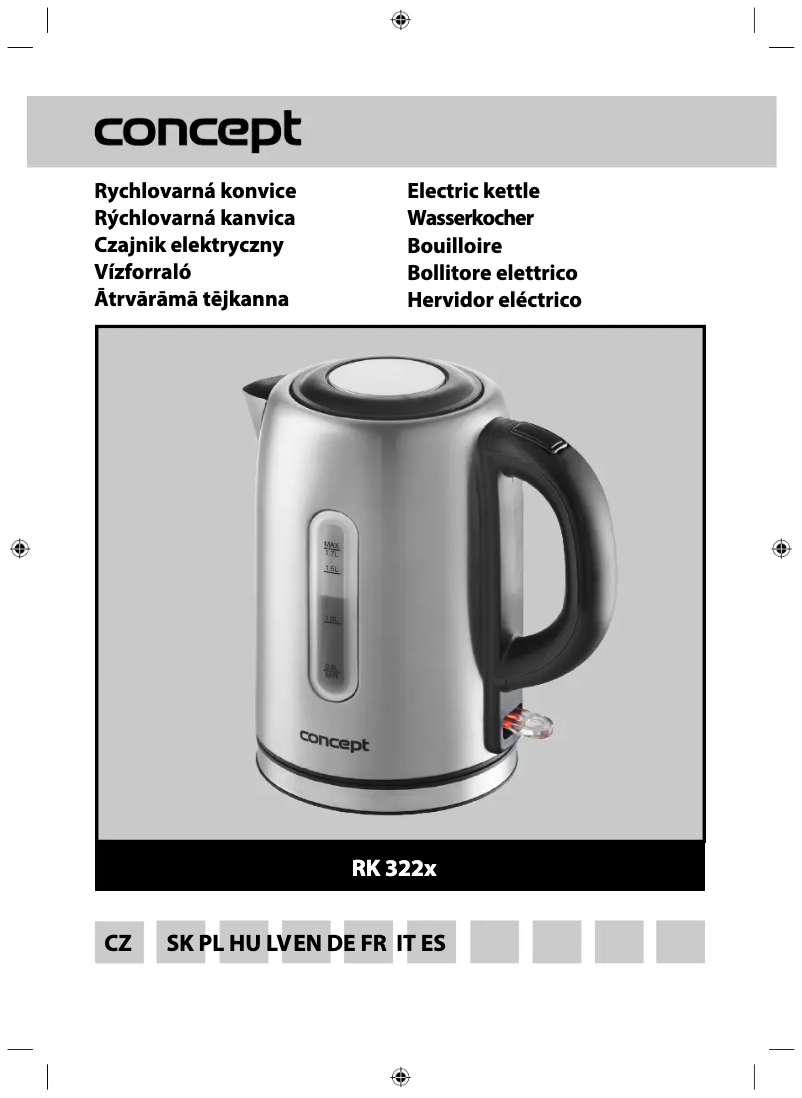 Imagen de la primera página del manual del dispositivo RK3223