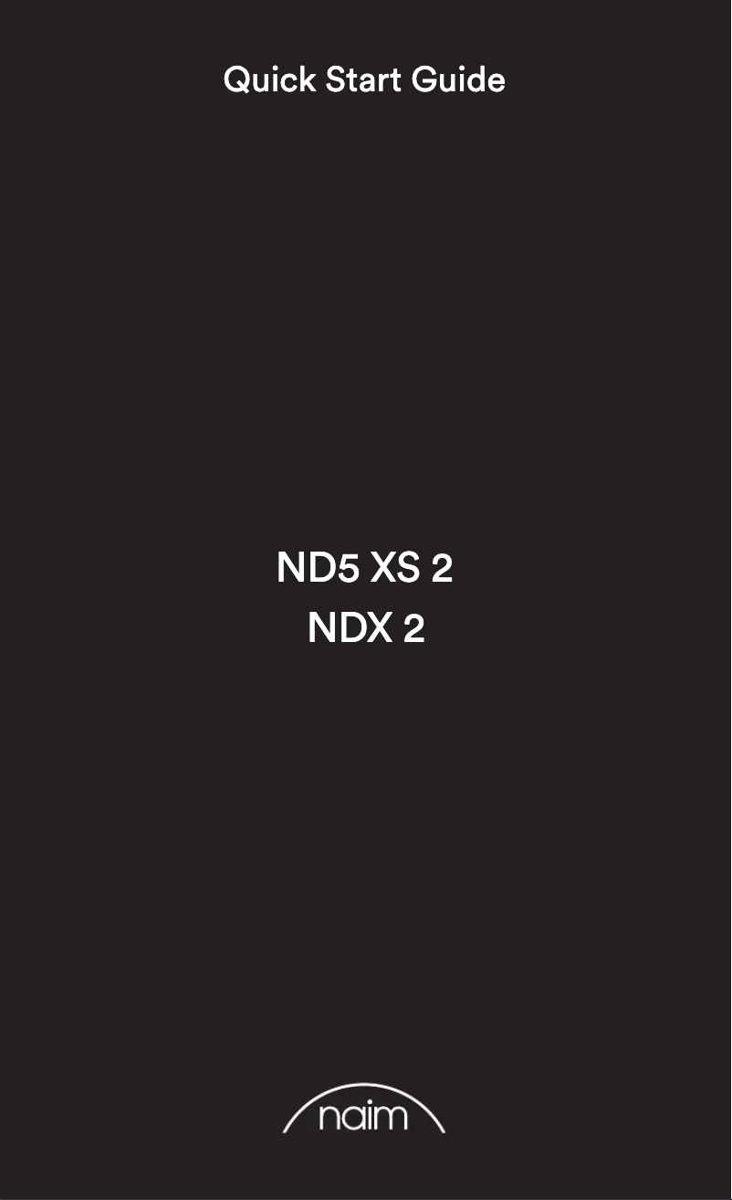 Página nº 1 - Guía de inicio rápido Naim ND5 XS 2