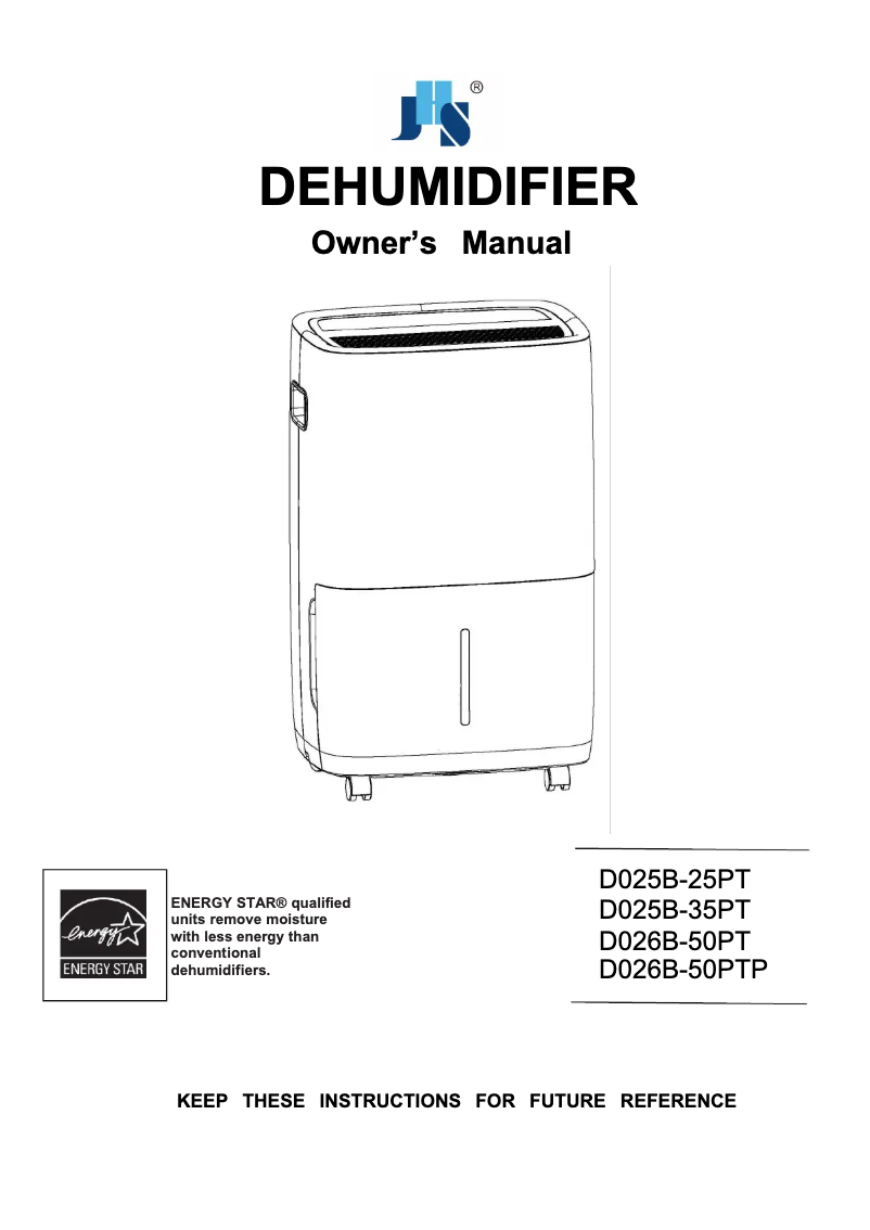 Imagen de la primera página del manual del dispositivo D026B-50PT