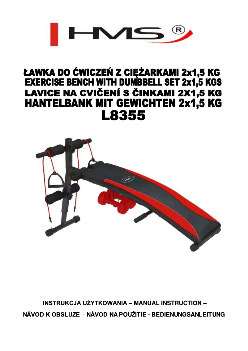 Imagen de la primera página del manual del dispositivo L8355