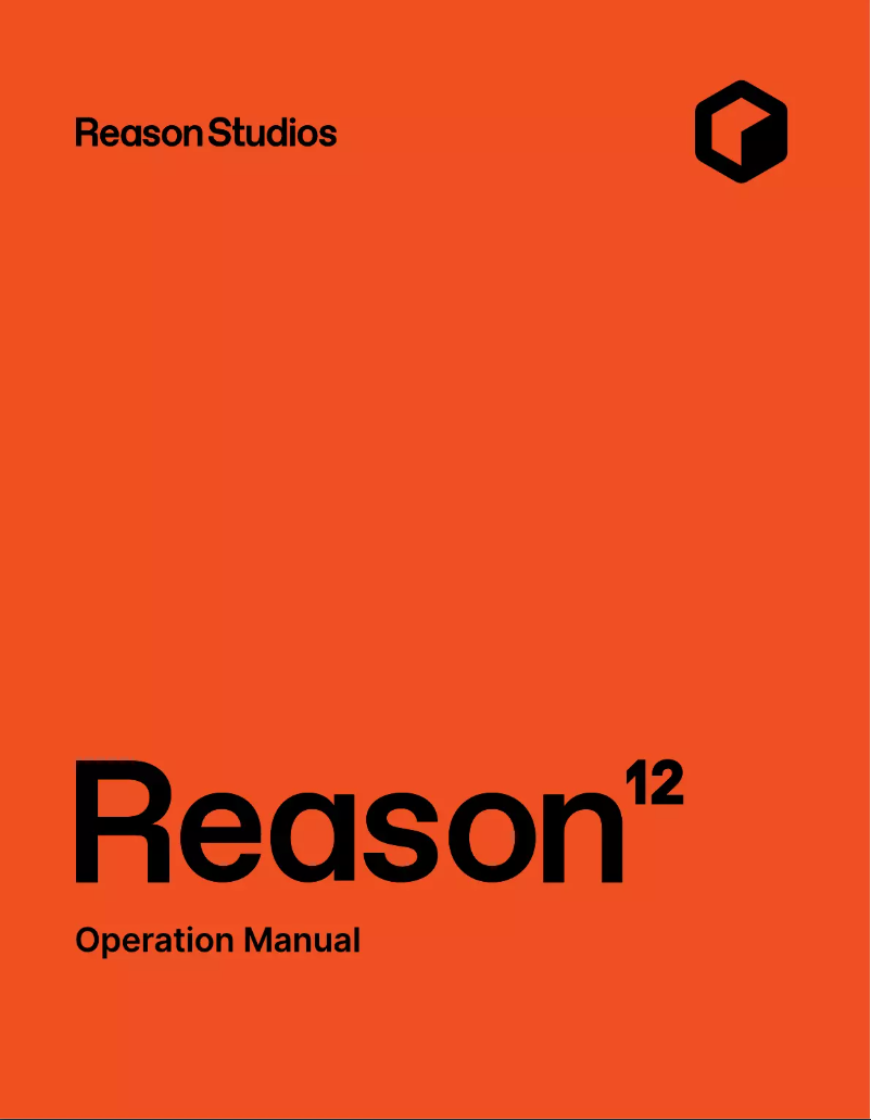 Imagen de la primera página del manual del dispositivo Reason 12