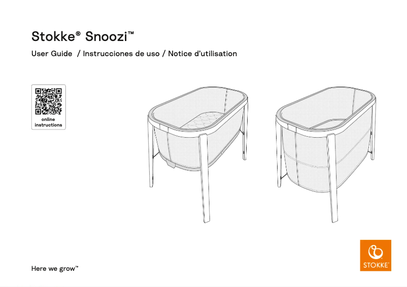 Imagen de la primera página del manual del dispositivo Snoozi