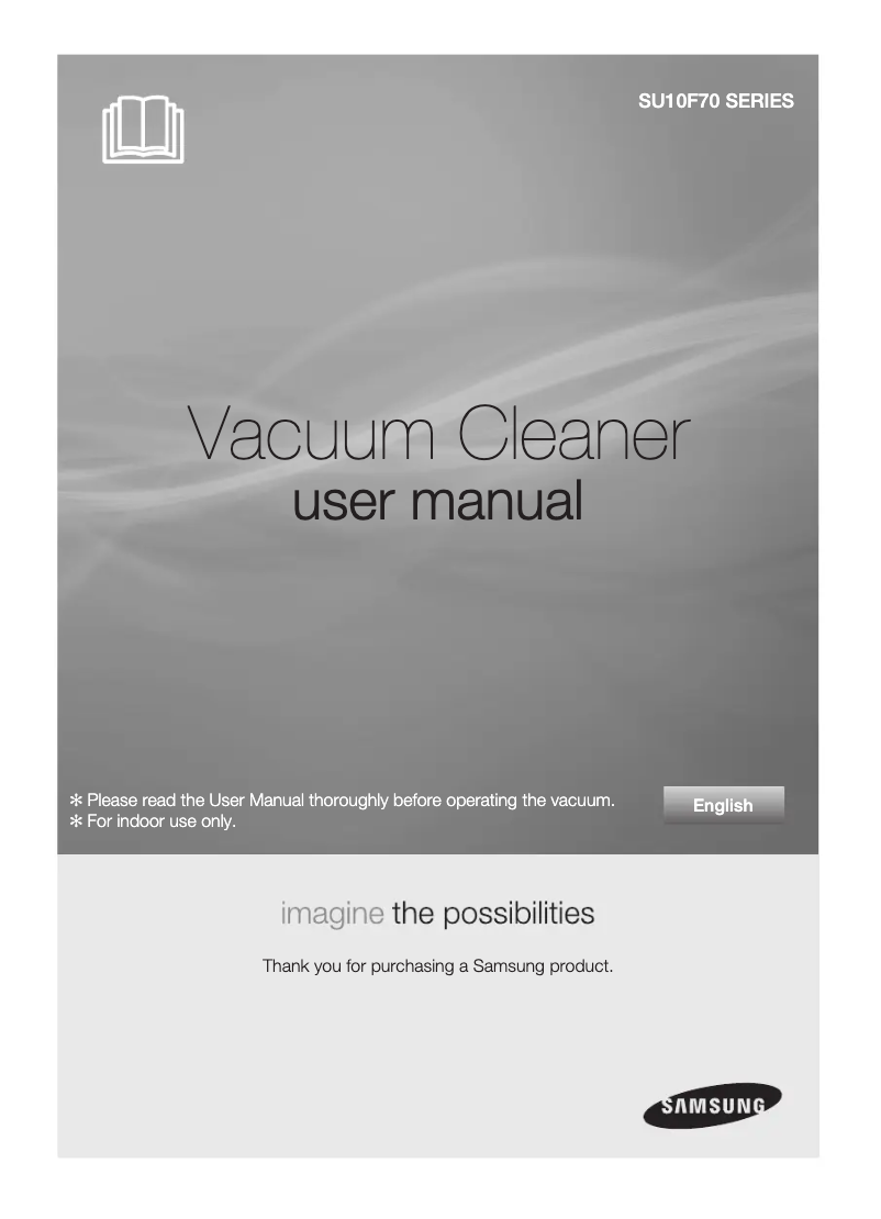 Página 1 del manual Manual de usuario Samsung SU10F70SR
