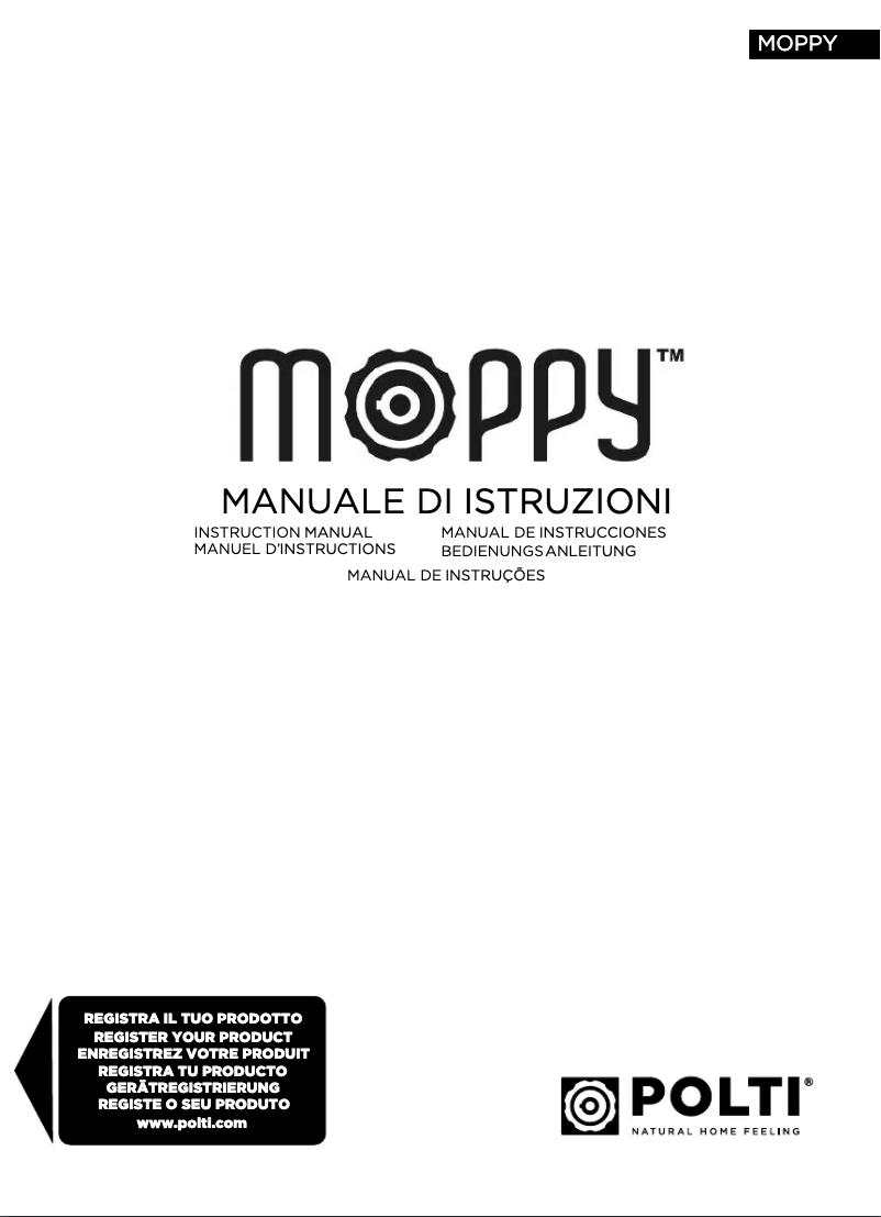 Página 1 del manual Manual de usuario Polti Moppy