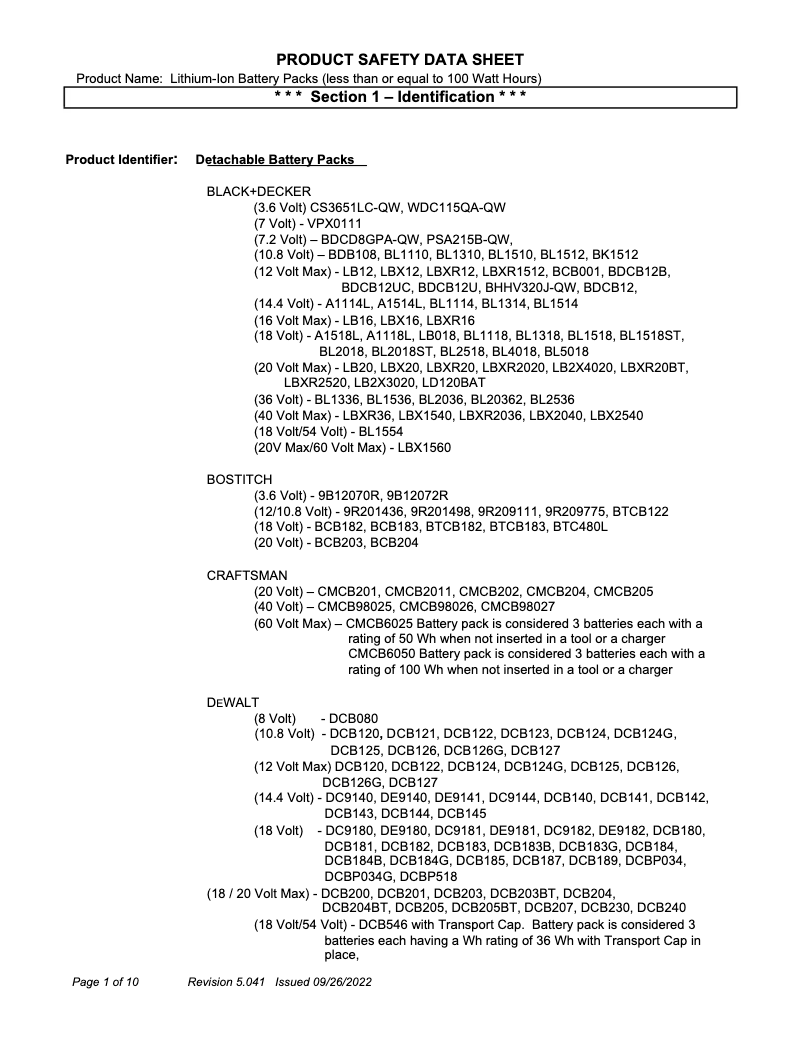 Imagen de la primera página del manual del dispositivo BAT20-CD