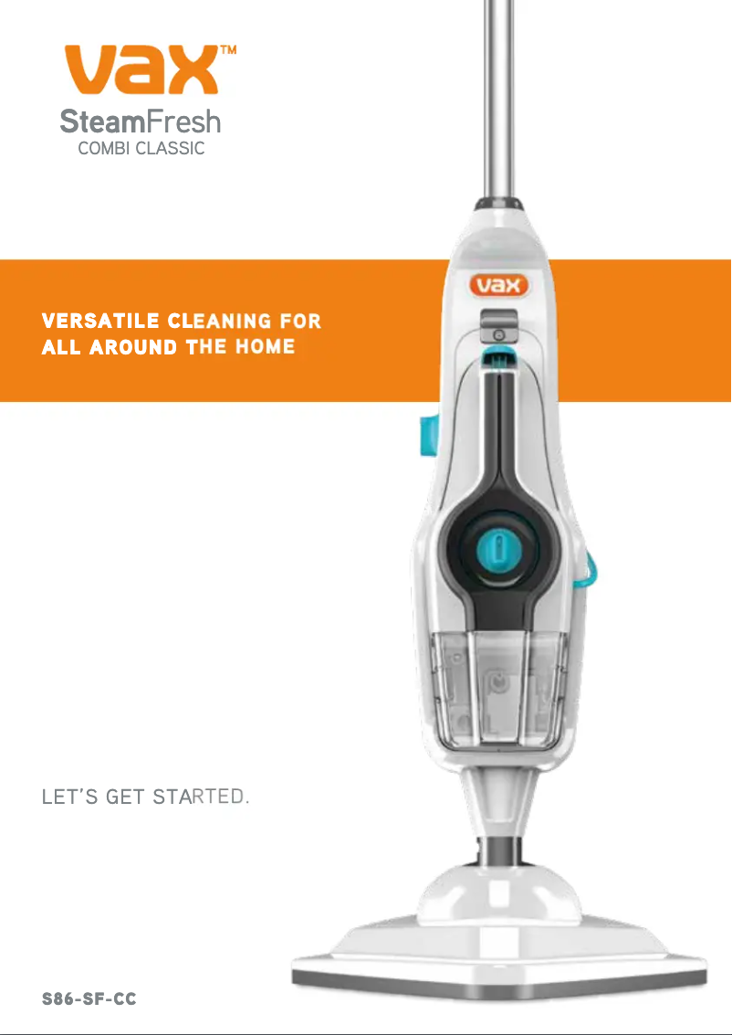 Página nº 1 - Manual de usuario Vax Steam Steam S86-SF-CCP
