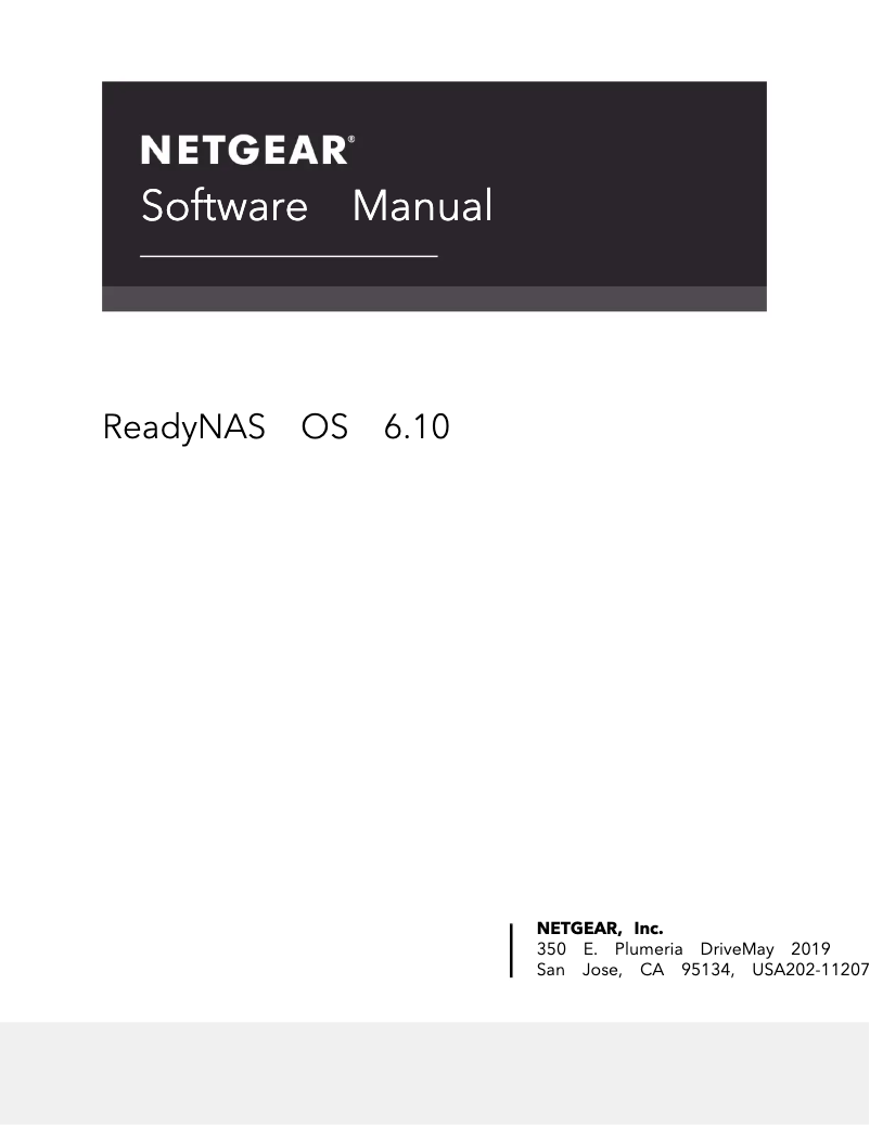 Página 1 del manual Manual de usuario Netgear ReadyNAS R422X63E