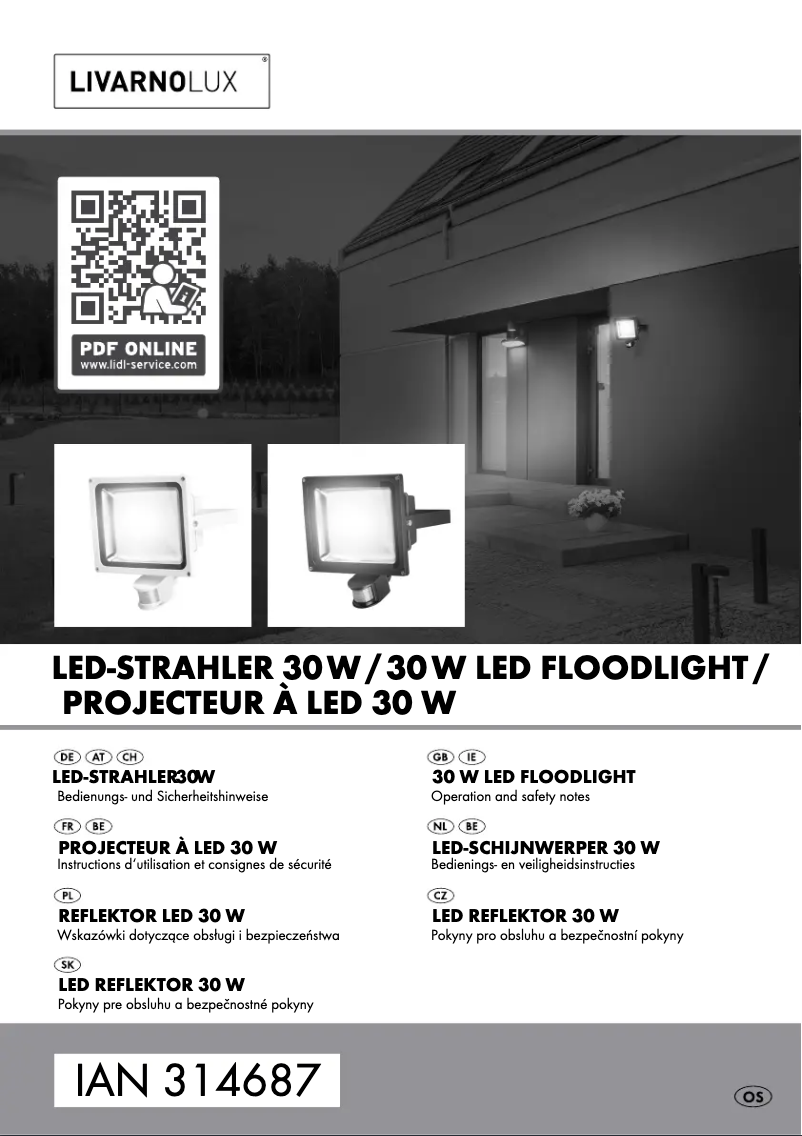 Imagen de la primera página del manual del dispositivo LSL 32 A2