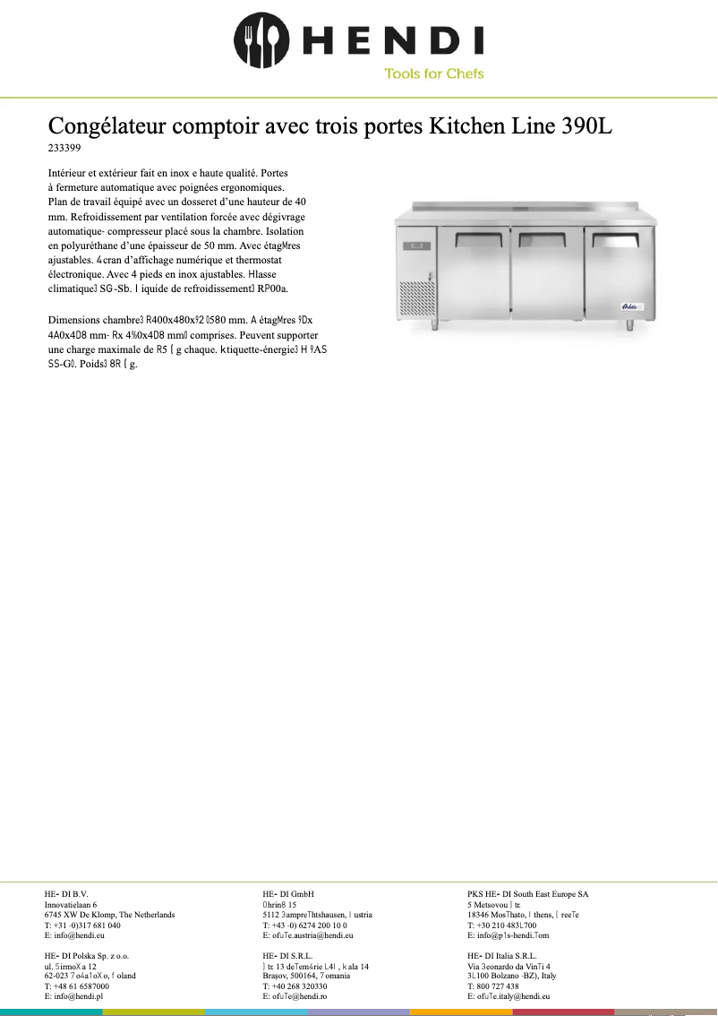 Página 1 del manual Ficha técnica Arktic 233399