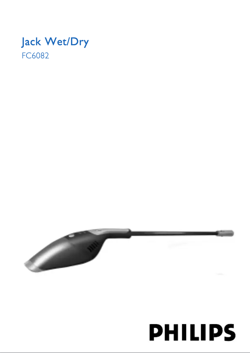 Página 1 del manual Manual de usuario Philips Daisy Deluxe Wet/Dry FC6082