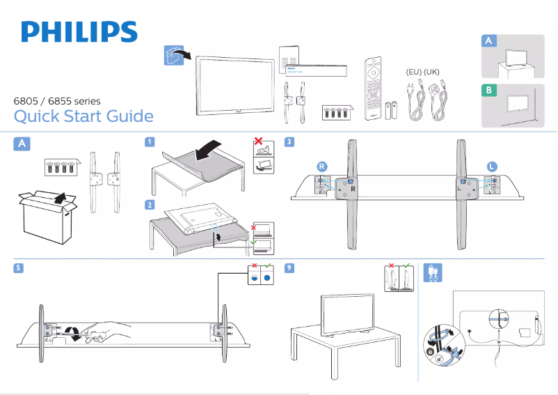 Imagen de la primera página del manual del dispositivo 6800 series 32PFS6805