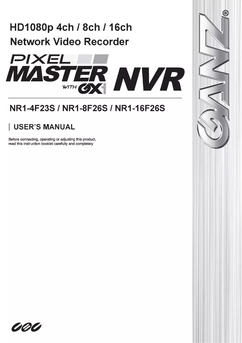 Página nº 1 - Manual de usuario Ganz PixelMaster GXi NR1-4F23S